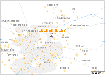 map of Colne Valley