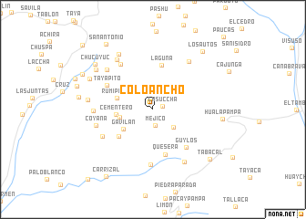 map of Coloancho