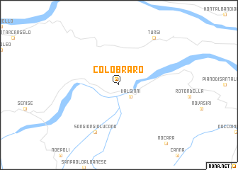 map of Colobraro