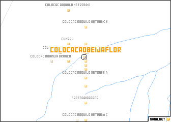 map of Colocação Beija Flor
