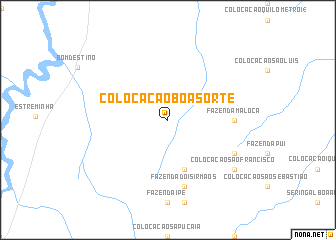 map of Colocação Boa Sorte