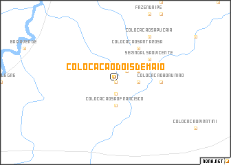 map of Colocação Dois de Maio