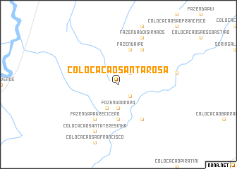 map of Colocação Santa Rosa