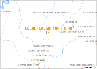 map of Colocação Santo Antônio