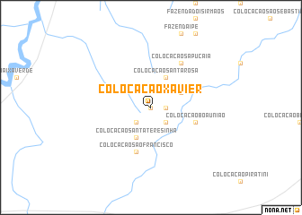 map of Colocação Xavier