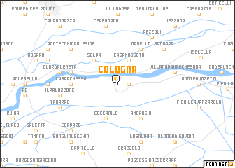 map of Cologna