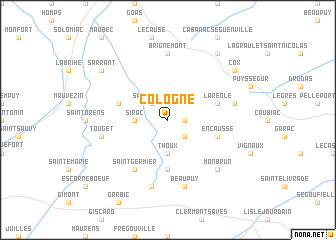 map of Cologne