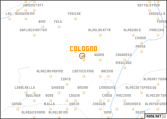 map of Cologno