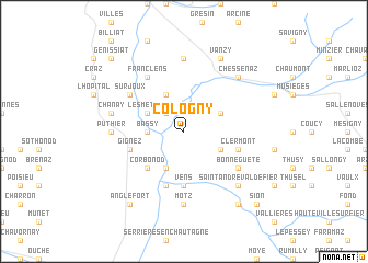 map of Cologny