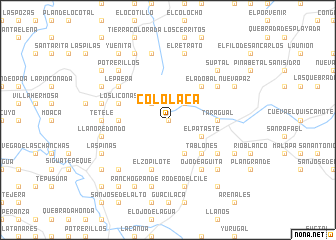 map of Cololaca