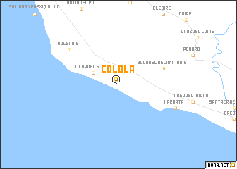 map of Colola