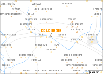 map of Colombaie