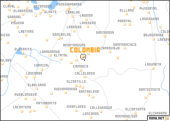 map of Colombia