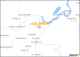 map of Colombia