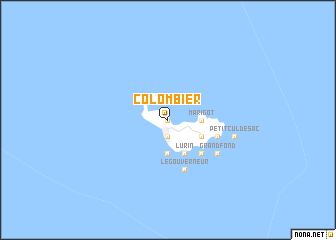 map of Colombier