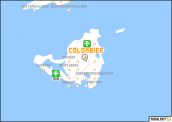 map of Colombier