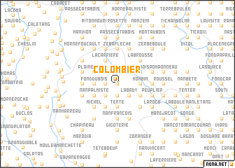 map of Colombier