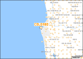 map of Colombo