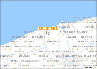 map of Colombus