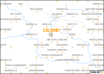 map of Colomby