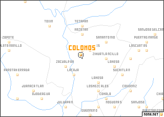 map of Colomos