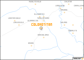 map of Colomotitán