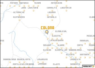 map of Colona