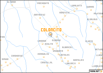 map of Coloncito