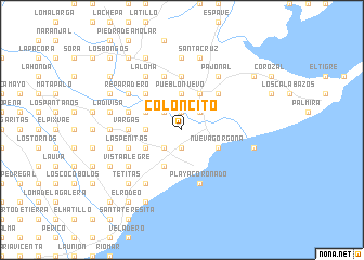 map of Coloncito