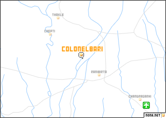 map of Colonelbāri