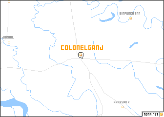 map of Colonelganj