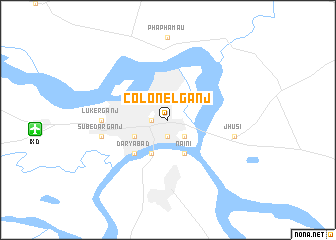 map of Colonelganj