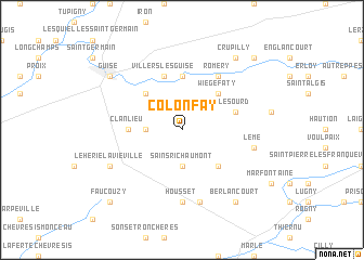 map of Colonfay