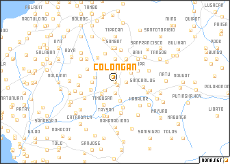 map of Coloñgan