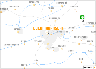 map of Colonia Banschi
