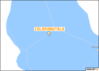 map of Colonia Butaló