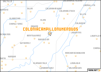 map of Colonia Campillo Numero Dos