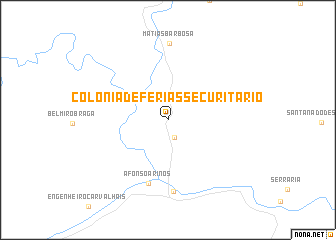 map of Colônia de Férias Securitário