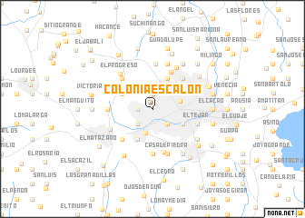 map of Colonia Escalón