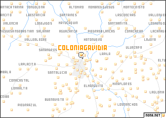 map of Colonia Gavidia