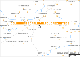 map of Colonia Integral Adolfo López Mateos