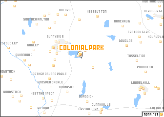 map of Colonial Park