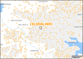 map of Colonial Park