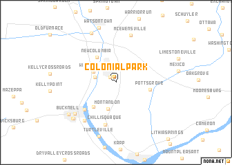 map of Colonial Park