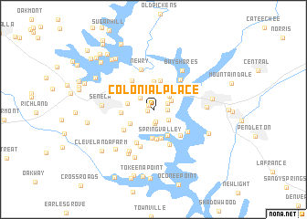 map of Colonial Place