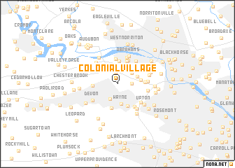 map of Colonial Village