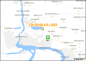 map of Colonial Village