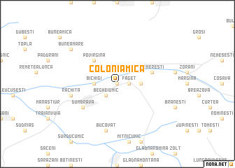 map of Colonia Mică