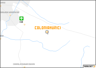 map of Colônia Murici