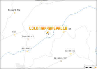 map of Colônia Padre Paulo